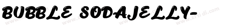 BUBBLE SODAJELLY字体转换